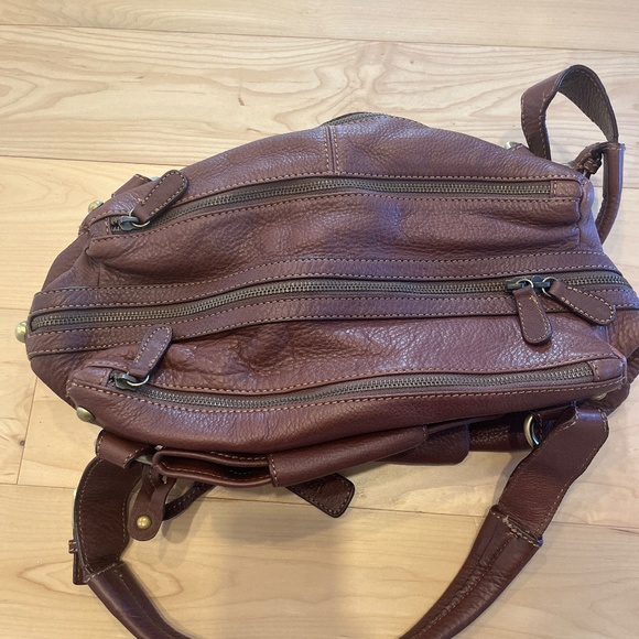 Danier Brown Leather Shoulder Bag - Picture 6 of 10